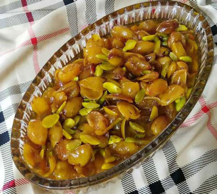  مربای پوست پسته یک مربای خوشمزه