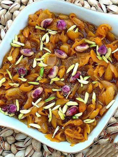 نکات و فوت و فن مربای چاقاله پسته