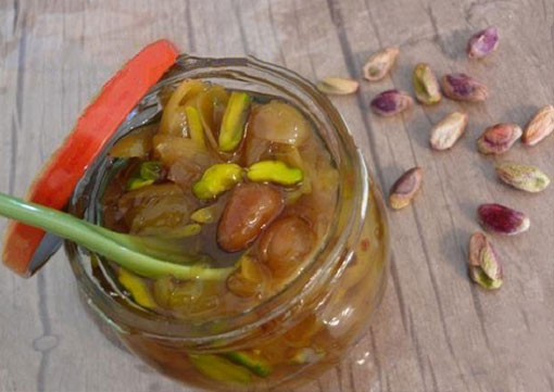 مربا چاقاله پسته چیست