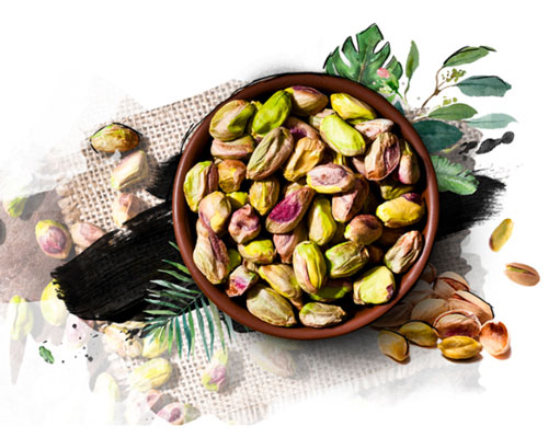 وجود ویتامین های گروه E در پسته