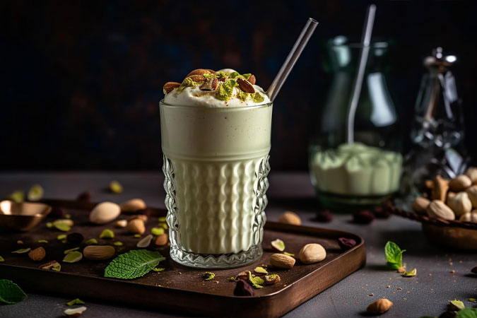 خواص شیر پسته